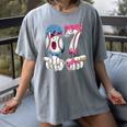 Baseball 67 Ice Cream Drip Six Seven Boys Girls Meme Women's Comfort Colors T-Shirt Gray