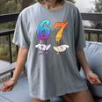 Baseball 67 Ice Cream Drip Six Seven Boys Meme Women's Comfort Colors T-Shirt Gray Baseball 67 Ice Cream Drip Six Seven Boys Meme Women's Comfort Colors T-Shirt Gray