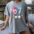 Baseball 67 Ice Cream Drip Six Seven Boys Women's Comfort Colors T-Shirt Gray Baseball 67 Ice Cream Drip Six Seven Boys Women's Comfort Colors T-Shirt Gray