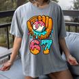 Baseball 67 Ice Cream Drip 67 Six Seven Meme 67th Birthday Women's Comfort Colors T-Shirt Gray Baseball 67 Ice Cream Drip 67 Six Seven Meme 67th Birthday Women's Comfort Colors T-Shirt Gray