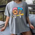 Baseball 67 Ice Cream Drip Skeleton Six Seven Boys Meme Women's Comfort Colors T-Shirt Gray