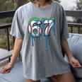 Baseball 67 Six Seven Gen Alpha Meme Blue Drip Boys Women's Comfort Colors T-Shirt Gray Baseball 67 Six Seven Gen Alpha Meme Blue Drip Boys Women's Comfort Colors T-Shirt Gray