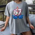 Baseball 67 Six Seven Gen Alpha Meme Drip Women's Comfort Colors T-Shirt Gray Baseball 67 Six Seven Gen Alpha Meme Drip Women's Comfort Colors T-Shirt Gray