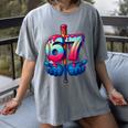 Baseball Bat Hands Drip 67 Six Seven Gen Alpha Slang Meme Women's Comfort Colors T-Shirt Gray
