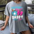 Baseball Or Bows Daddy Loves You Gender Reveal Family Women's Comfort Colors T-Shirt Gray
