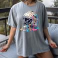 Baseball Catcher Mask Ice Cream Dripping Baseball Boys Women's Comfort Colors T-Shirt Gray