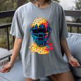 Baseball Catcher Mask Ice Cream Dripping Baseball Fan Boys Women's Comfort Colors T-Shirt Gray Baseball Catcher Mask Ice Cream Dripping Baseball Fan Boys Women's Comfort Colors T-Shirt Gray