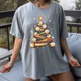 Baseball Christmas Tree Light Xmas Baseball Women's Comfort Colors T-Shirt Gray Baseball Christmas Tree Light Xmas Baseball Women's Comfort Colors T-Shirt Gray