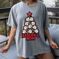 Baseball Christmas Tree Proud Baseball Mom Tee Women's Comfort Colors T-Shirt Gray Baseball Christmas Tree Proud Baseball Mom Tee Women's Comfort Colors T-Shirt Gray