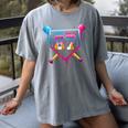 Baseball Drip I Was 6 Now I'm 7 67 Meme 7th Birthday Women's Comfort Colors T-Shirt Gray