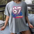 Baseball Drip 67 Meme Six Seven 6-7 Gen Alpha Slang Women's Comfort Colors T-Shirt Gray