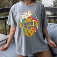 Baseball Drip For Boys Ice Cream Drip Youth Boys Catcher's Women's Comfort Colors T-Shirt Gray