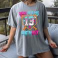 Baseball Drip Bruh It's My 13th Birthday Boy Ice Cream Drip Women's Comfort Colors T-Shirt Gray