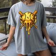 Baseball Drip Ice Cream Camo Cool Women's Comfort Colors T-Shirt Gray