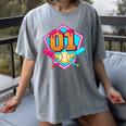 Baseball Drip Jersey Number 1 For Players & 1th Birthday Women's Comfort Colors T-Shirt Gray Baseball Drip Jersey Number 1 For Players & 1th Birthday Women's Comfort Colors T-Shirt Gray