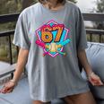 Baseball Drip Jersey Number 67 For Players & 67th Birthday Premium Tri-Blend Women's Comfort Colors T-Shirt Gray Baseball Drip Jersey Number 67 For Players & 67th Birthday Premium Tri-Blend Women's Comfort Colors T-Shirt Gray