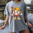 Baseball Drip Baseball Life Style 101 Apparel Youth Women's Comfort Colors T-Shirt Gray Baseball Drip Baseball Life Style 101 Apparel Youth Women's Comfort Colors T-Shirt Gray