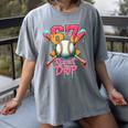 Baseball Drip Number 67 Player Sport For Men Women Kids Women's Comfort Colors T-Shirt Gray Baseball Drip Number 67 Player Sport For Men Women Kids Women's Comfort Colors T-Shirt Gray