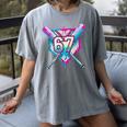 Baseball Dripping 67 Home Plate Six Seven Boy Kids Sports Women's Comfort Colors T-Shirt Gray Baseball Dripping 67 Home Plate Six Seven Boy Kids Sports Women's Comfort Colors T-Shirt Gray