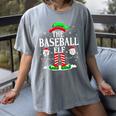 The Baseball Elf Christmas Sport Lovers Xmas Elf Women's Comfort Colors T-Shirt Gray