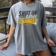 Baseball Fan Shut Up I'm Doing Game Changer Premium Tri-Blend Women's Comfort Colors T-Shirt Gray Baseball Fan Shut Up I'm Doing Game Changer Premium Tri-Blend Women's Comfort Colors T-Shirt Gray