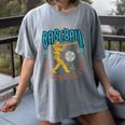 Baseball Is My Favorite Season Player Coach Fan Game Day Women's Comfort Colors T-Shirt Gray