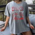 Baseball Game Day Coquette Game Day Baseball Women's Comfort Colors T-Shirt Gray
