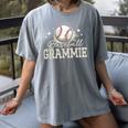 Baseball Grammie Sport Baseball Player Women's Comfort Colors T-Shirt Gray Baseball Grammie Sport Baseball Player Women's Comfort Colors T-Shirt Gray
