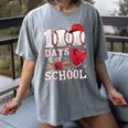 Baseball Happy 100 Days Of School Boy Girl Kid Teacher Women's Comfort Colors T-Shirt Gray