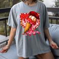 Baseball Heart Valentine Baseball Ice Cream Drip Boys Girls Women's Comfort Colors T-Shirt Gray Baseball Heart Valentine Baseball Ice Cream Drip Boys Girls Women's Comfort Colors T-Shirt Gray