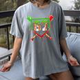 Baseball Ice Cream Drip Number 67 Player 6 7 Christmas Pjs Women's Comfort Colors T-Shirt Gray Baseball Ice Cream Drip Number 67 Player 6 7 Christmas Pjs Women's Comfort Colors T-Shirt Gray