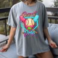 Baseball Ice Cream Drip Number 67 Player 67 Respect The Drip Women's Comfort Colors T-Shirt Gray Baseball Ice Cream Drip Number 67 Player 67 Respect The Drip Women's Comfort Colors T-Shirt Gray