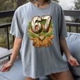 Baseball Ice Cream Drip Number 67 Playground Player 67th Women's Comfort Colors T-Shirt Gray Baseball Ice Cream Drip Number 67 Playground Player 67th Women's Comfort Colors T-Shirt Gray