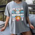 Baseball Ice Cream Drip Wela Of The Birthday Boy Women's Comfort Colors T-Shirt Gray