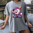 Baseball Ice Cream Shirt Cool Baseball Drip For Boys Women's Comfort Colors T-Shirt Gray Baseball Ice Cream Shirt Cool Baseball Drip For Boys Women's Comfort Colors T-Shirt Gray