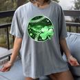 Baseball Irish Shamrock Lucky Clover St Patricks Day Boys Women's Comfort Colors T-Shirt Gray Baseball Irish Shamrock Lucky Clover St Patricks Day Boys Women's Comfort Colors T-Shirt Gray