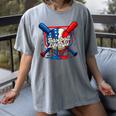 Baseball Life Style 101 Apparel Youth Drip Baseball Women's Comfort Colors T-Shirt Gray Baseball Life Style 101 Apparel Youth Drip Baseball Women's Comfort Colors T-Shirt Gray
