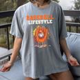 Baseball Lifestyle Ice Cream Drip Baseball Glove Crossed Bat Women's Comfort Colors T-Shirt Gray Baseball Lifestyle Ice Cream Drip Baseball Glove Crossed Bat Women's Comfort Colors T-Shirt Gray