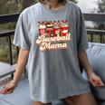 Baseball Mama Coffee Game Day Vibes Baseball Mom Women's Comfort Colors T-Shirt Gray
