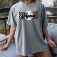 Baseball Mama Game Day Vibes Women Baseball Mom Women's Comfort Colors T-Shirt Gray