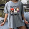 Baseball Mama Baseball Mom Cute T-Ball Mom Ballpark Mom Women's Comfort Colors T-Shirt Gray
