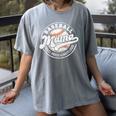 Baseball Mama Baseball Mom Matching Family Crazy Proud Premium Women's Comfort Colors T-Shirt Gray