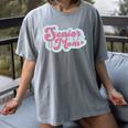 Baseball Mama Senior 2024 Class Of 24 Baseball Mom Graduate Women's Comfort Colors T-Shirt Gray
