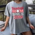Baseball Mom Since 2019 Women's Comfort Colors T-Shirt Gray
