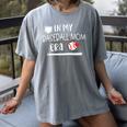 Baseball Mom 2024 In My Baseball Mom Era Gameday Women's Comfort Colors T-Shirt Gray