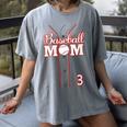 Baseball Mom 3 Number 3 Jersey Team Numbered Jersey Women's Comfort Colors T-Shirt Gray Baseball Mom 3 Number 3 Jersey Team Numbered Jersey Women's Comfort Colors T-Shirt Gray