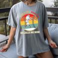 Baseball Mom I Created A Monster He Calls Me Mom Women's Comfort Colors T-Shirt Gray