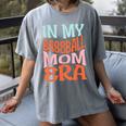 In My Baseball Mom Era Lover Groovy Retro Mother's Day Women's Comfort Colors T-Shirt Gray