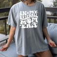 In My Baseball Mom Era Baseball Mama Groovy Sports Parent Women's Comfort Colors T-Shirt Gray In My Baseball Mom Era Baseball Mama Groovy Sports Parent Women's Comfort Colors T-Shirt Gray