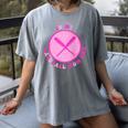 In My Baseball Mom Era Retro Game Day Mom Era 2 Sides Women's Comfort Colors T-Shirt Gray